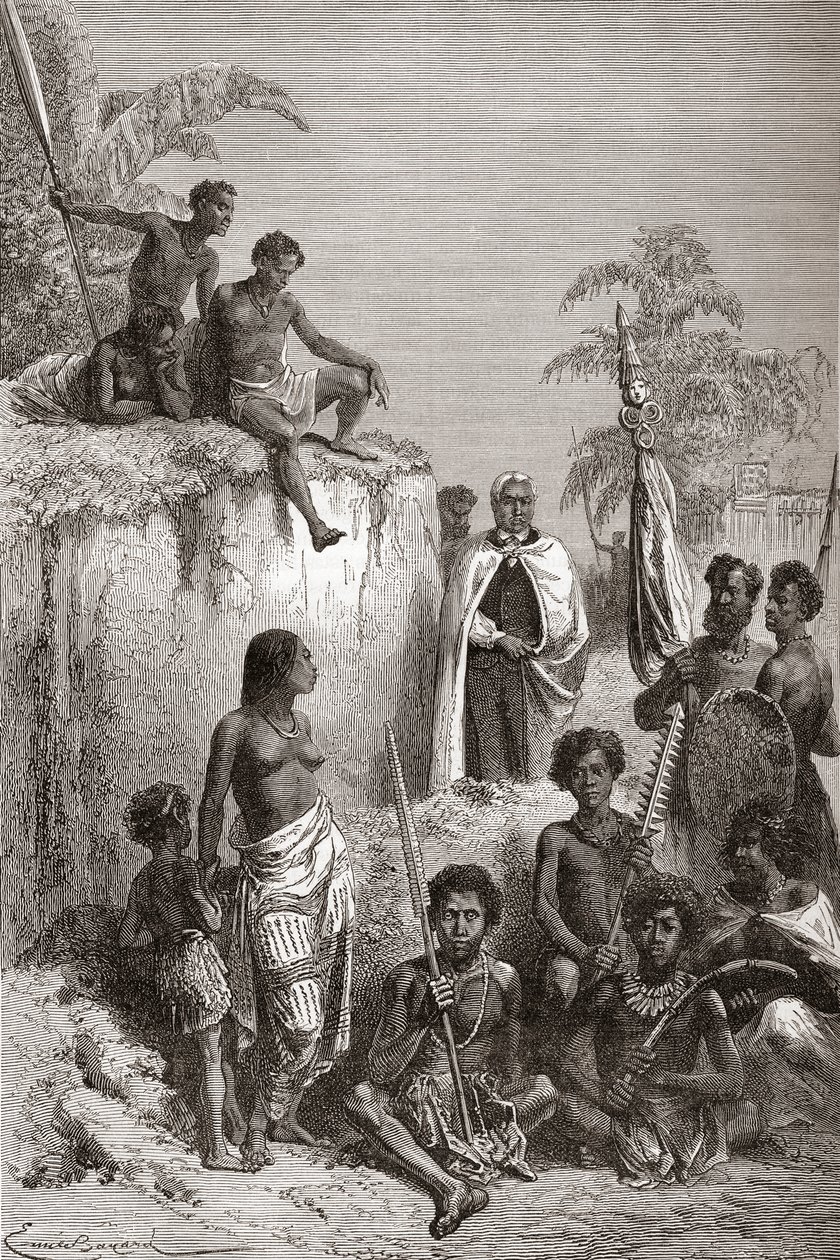 Hawaii Kralı I. Kamehameha ve savaşçıları, 