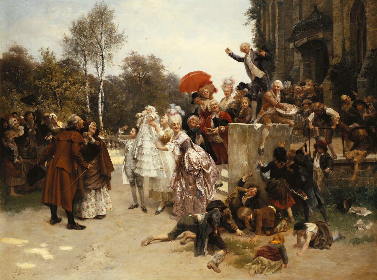 Vaftiz, 1863 by Emile Antoine Bayard