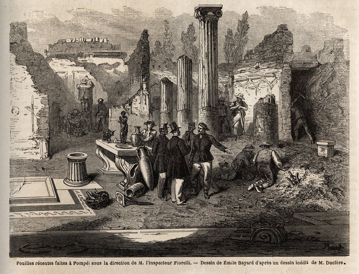1864 yılında Pompei