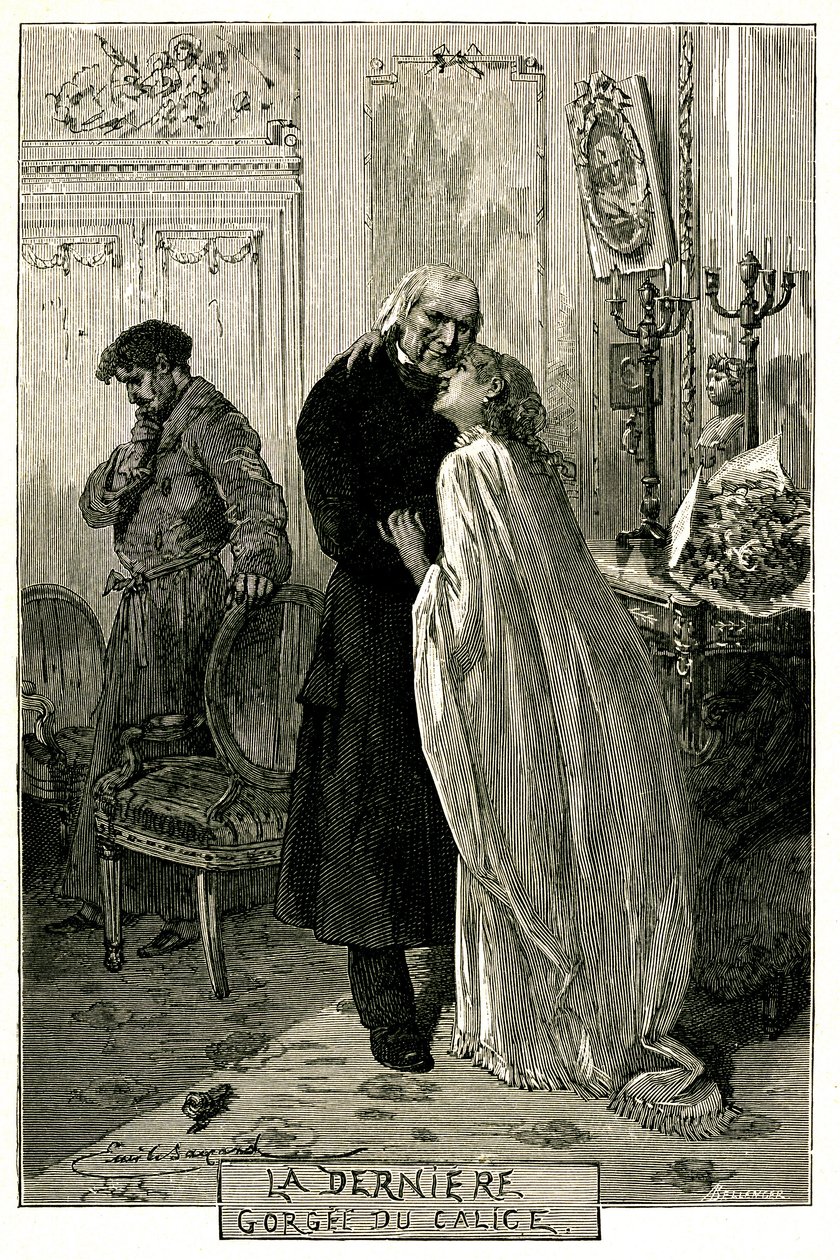 Victor Hugo “Sefiller”, “Kadehin Son Boğazı”. Emile Bayard