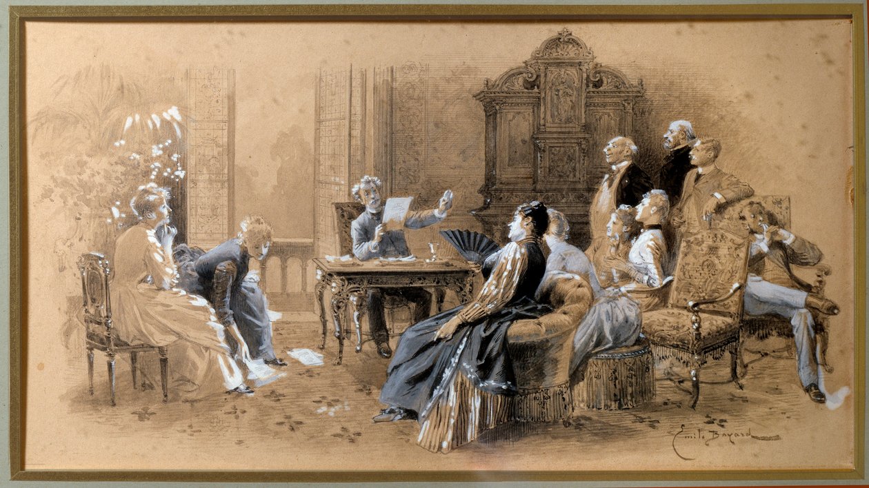 Yazar Alexandre Dumas Jr. (1824-1895), Lavis d