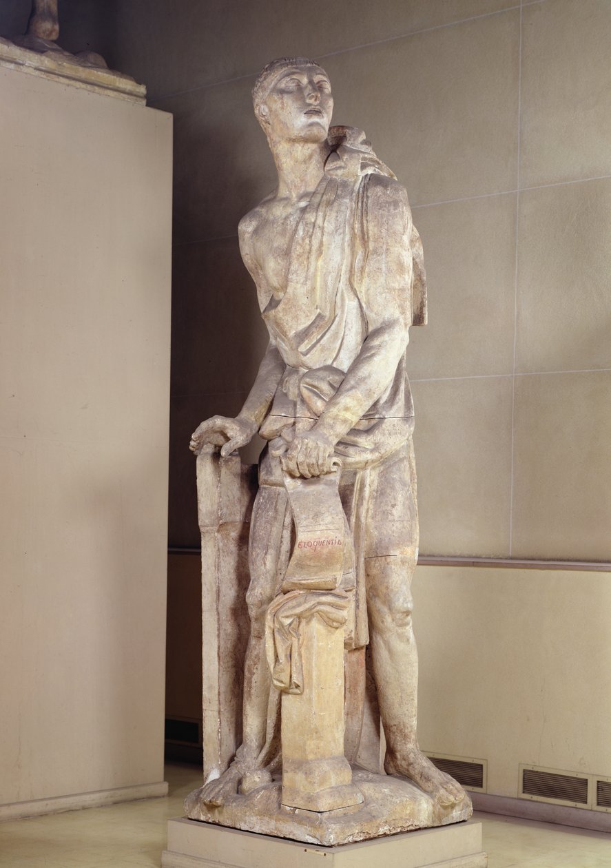 Eloquence, General Carlos Maria de Alvear anıtı için model (1788-1852) (alçı) by Emile Antoine Bourdelle