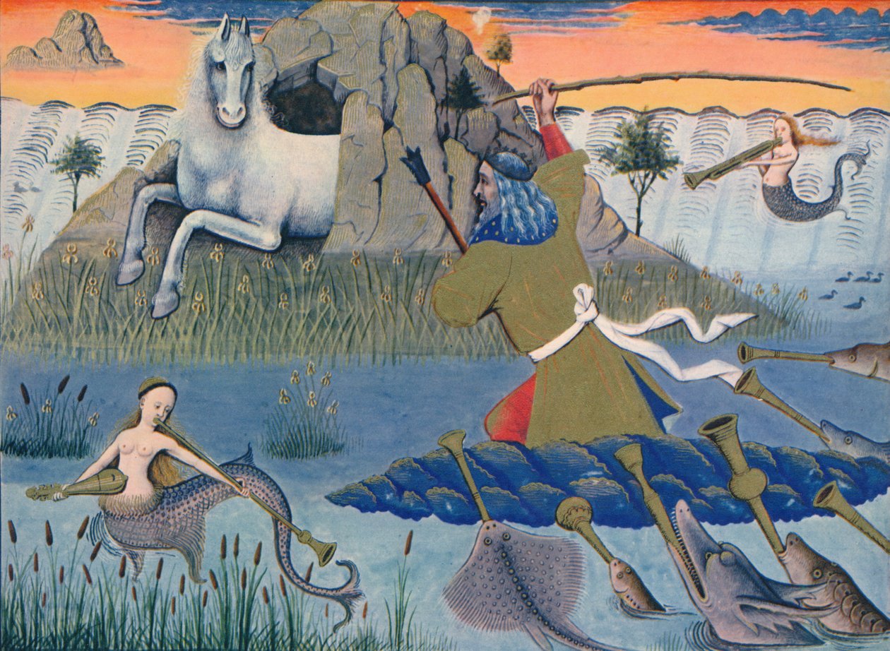 Satranç Oyununu Seviyor - Neptün bir kayaya çarpıyor, 1937 by Emile Aurele van Moe