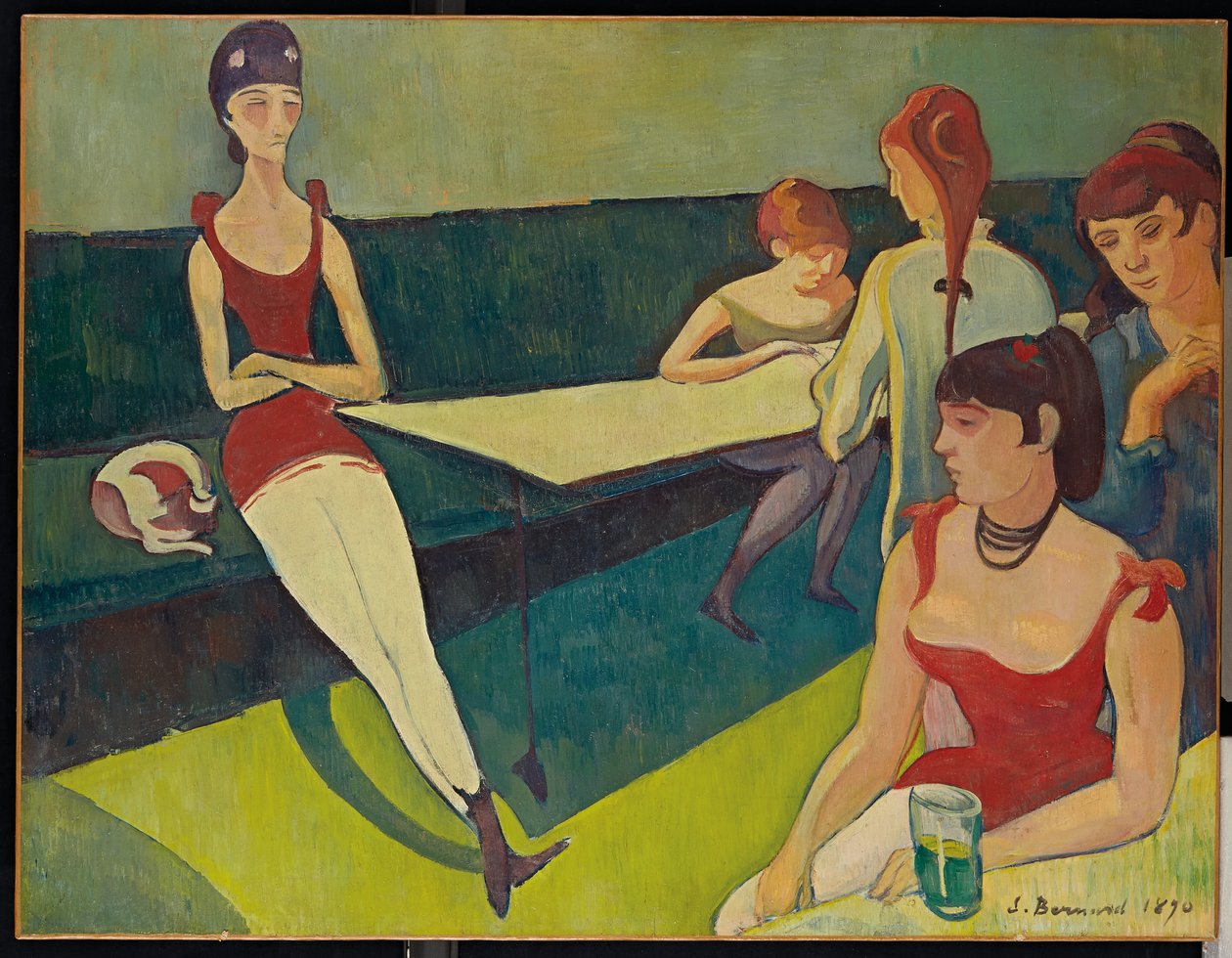 oturma odası, 1890-92 by Emile Bernard
