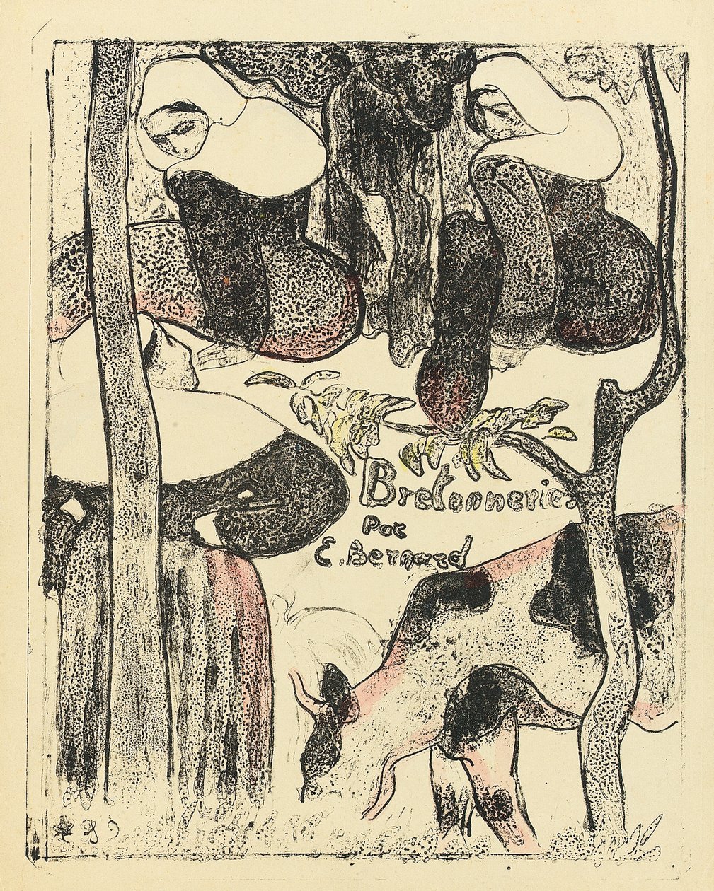 Les Bretonnieres, serinin ön kapağı, 1888-89 by Emile Bernard