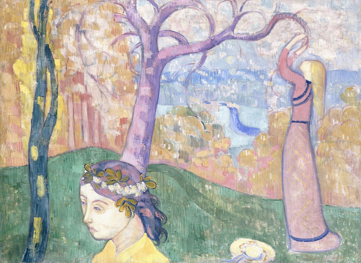 Aşk Ormanında Madeleine, 1892 by Emile Bernard