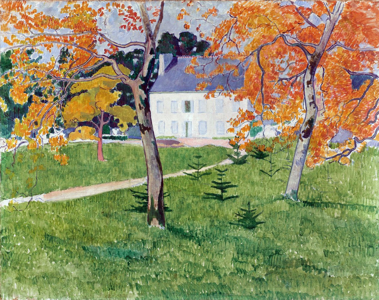 Ağaçların arasındaki ev - Emile Bernard