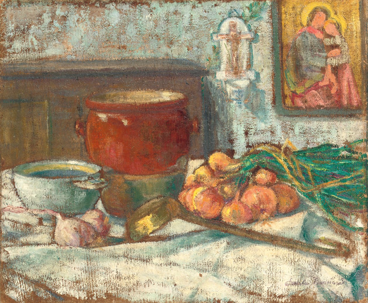 Soğanlı natürmort, 1889 by Emile Bernard