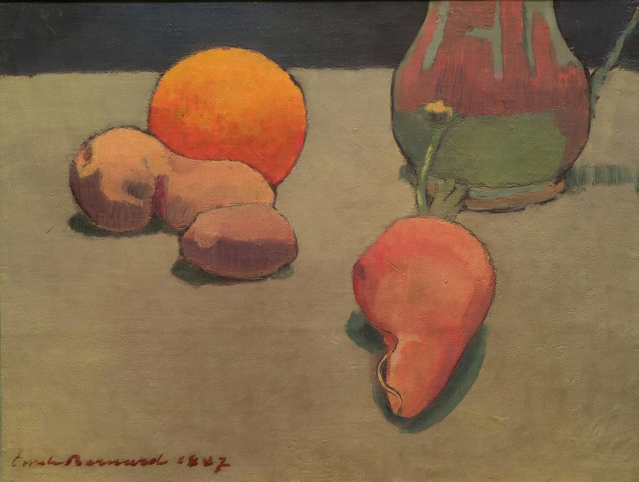 portakal ile natürmort by Emile Bernard