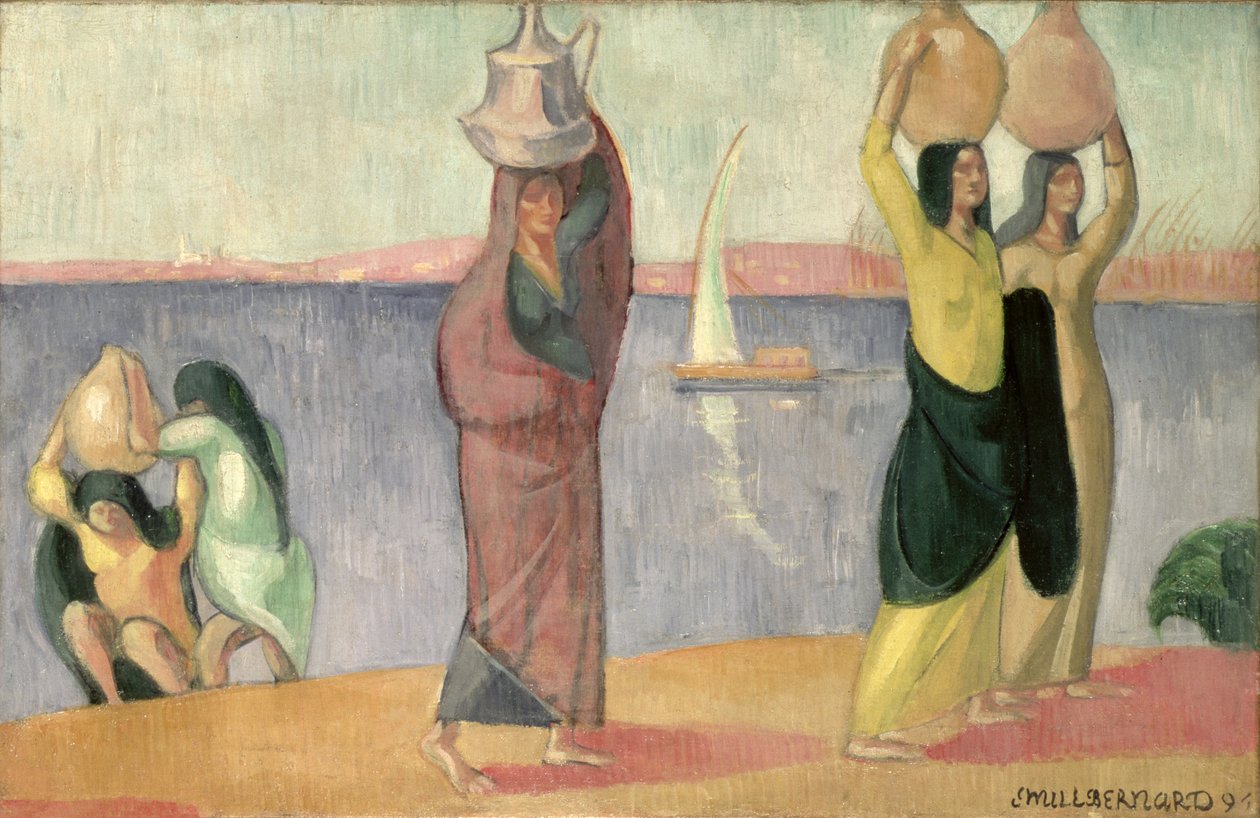 Su Taşıyıcılar, 1894 by Emile Bernard