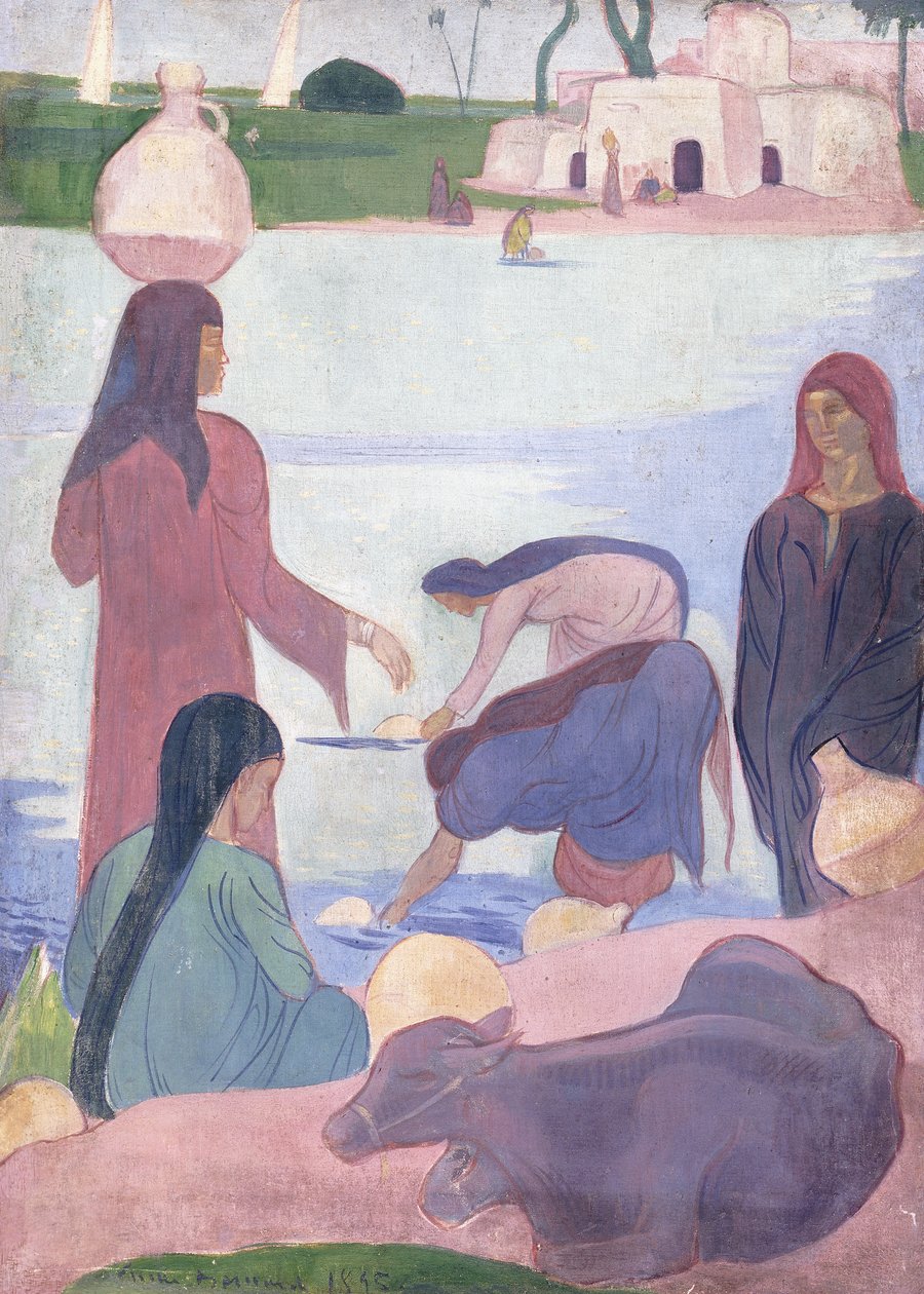 Su Taşıyıcıları, 1895 by Emile Bernard
