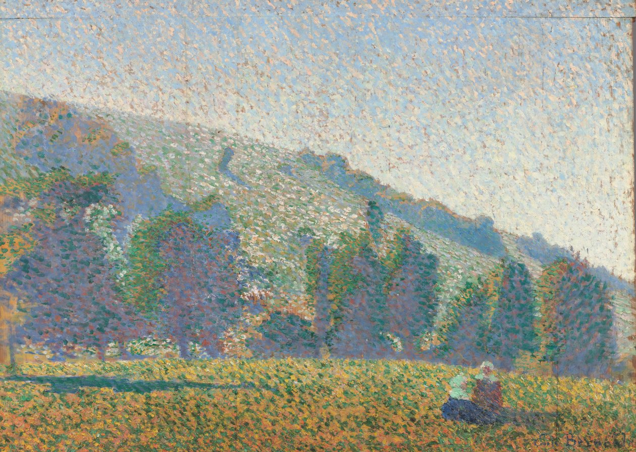 Bir çayırda iki Breton kadın, 1886 by Emile Bernard