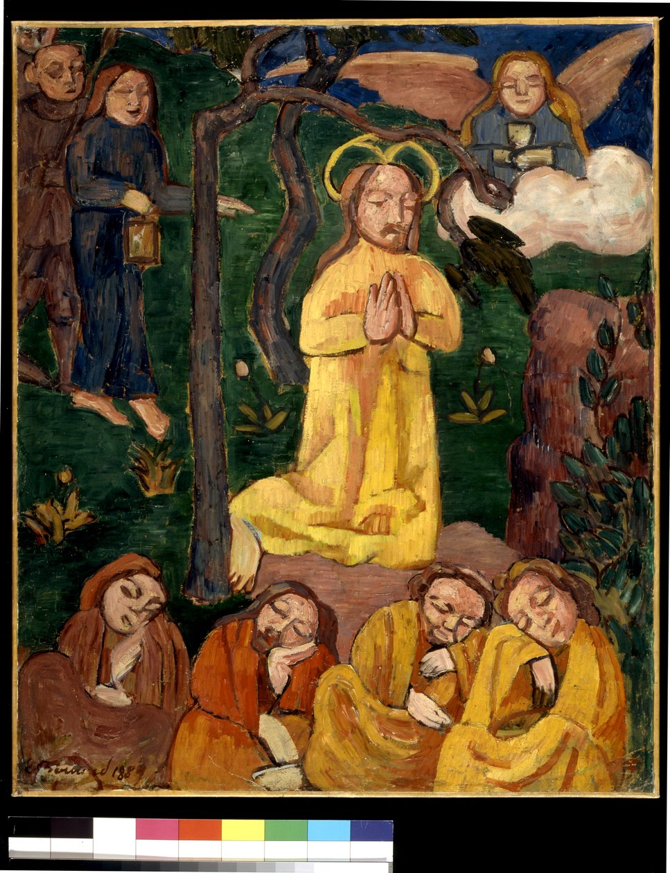 Sarı İsa (tuval üzerine yağlıboya) by Emile Bernard