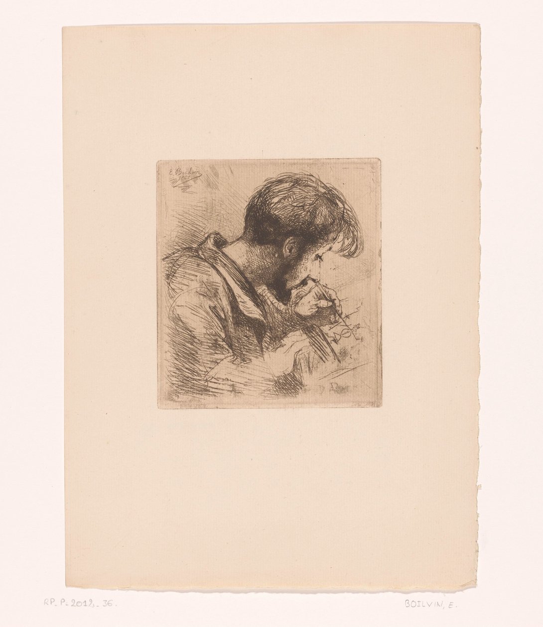Portre Bir Paul Adolphe Rajon by Emile Boilvin