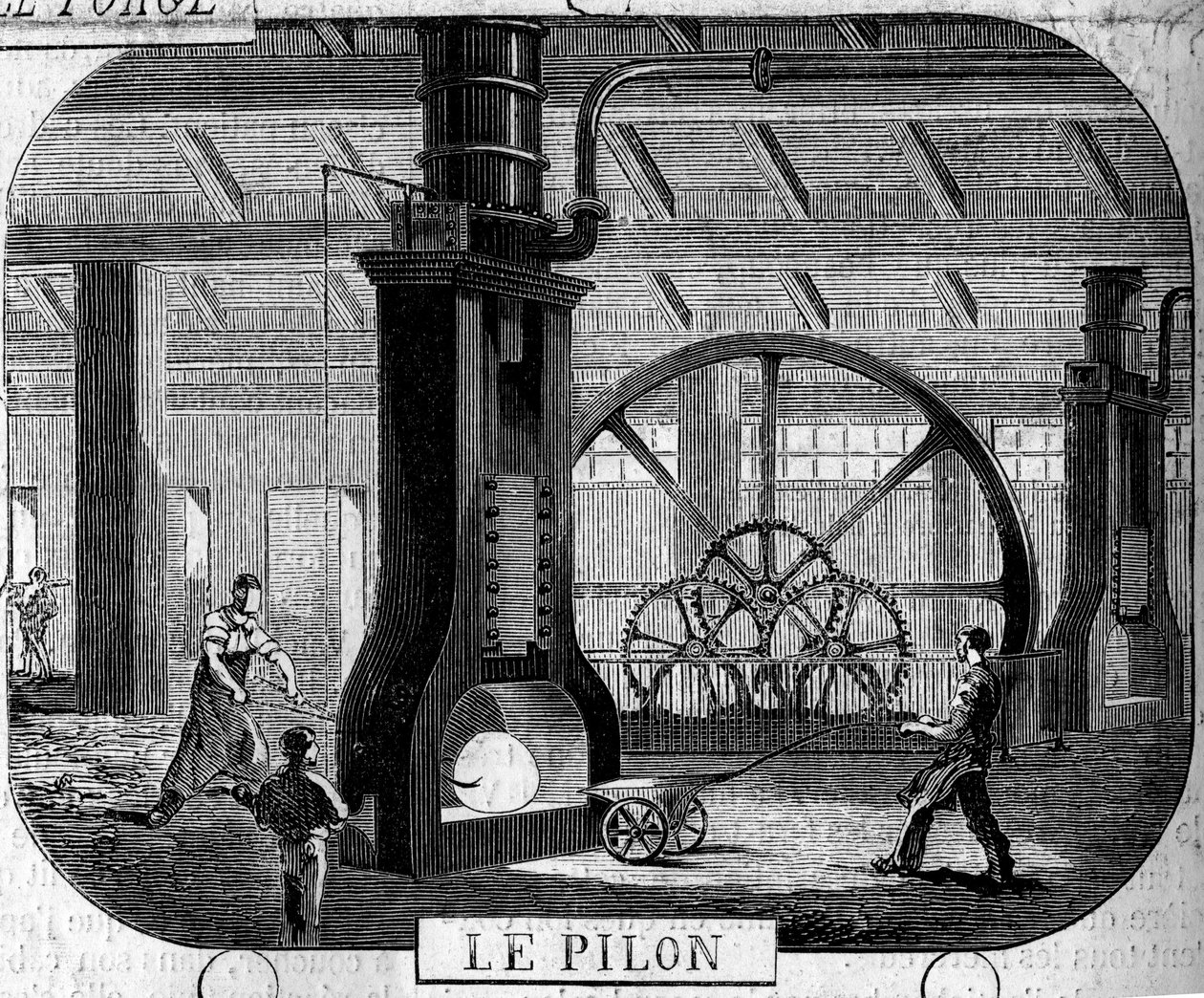 Forges of Franche Comte: havaneli. Fraisans Fabrikası, Jura (39) by Emile Bourdelin