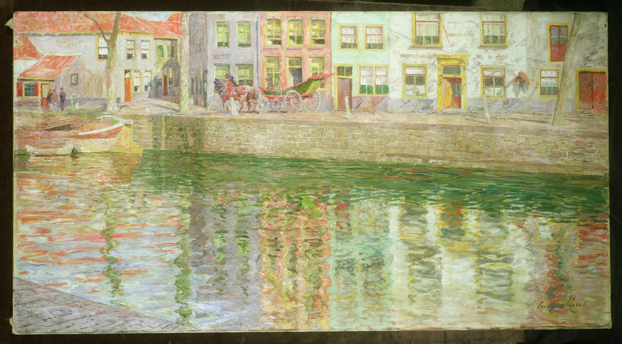 Kanalın Karşısı, 1900 by Emile Claus