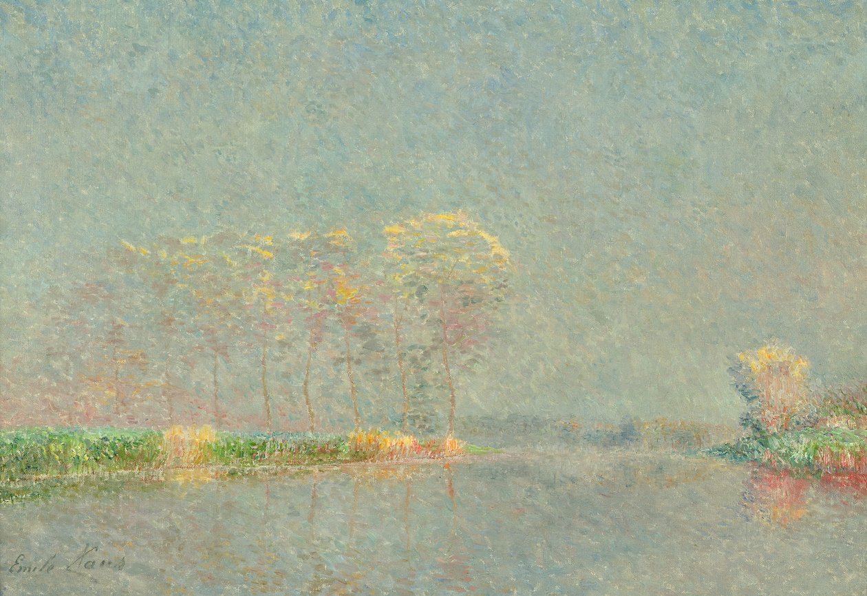 Lys üzerinde sis by Emile Claus