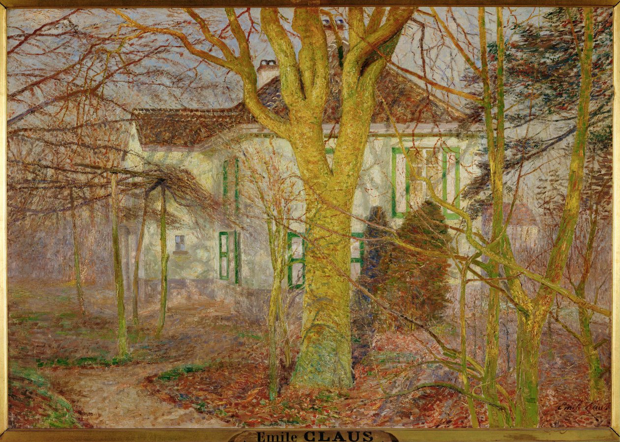 Günışığı (tuval üzerine resim) by Emile Claus