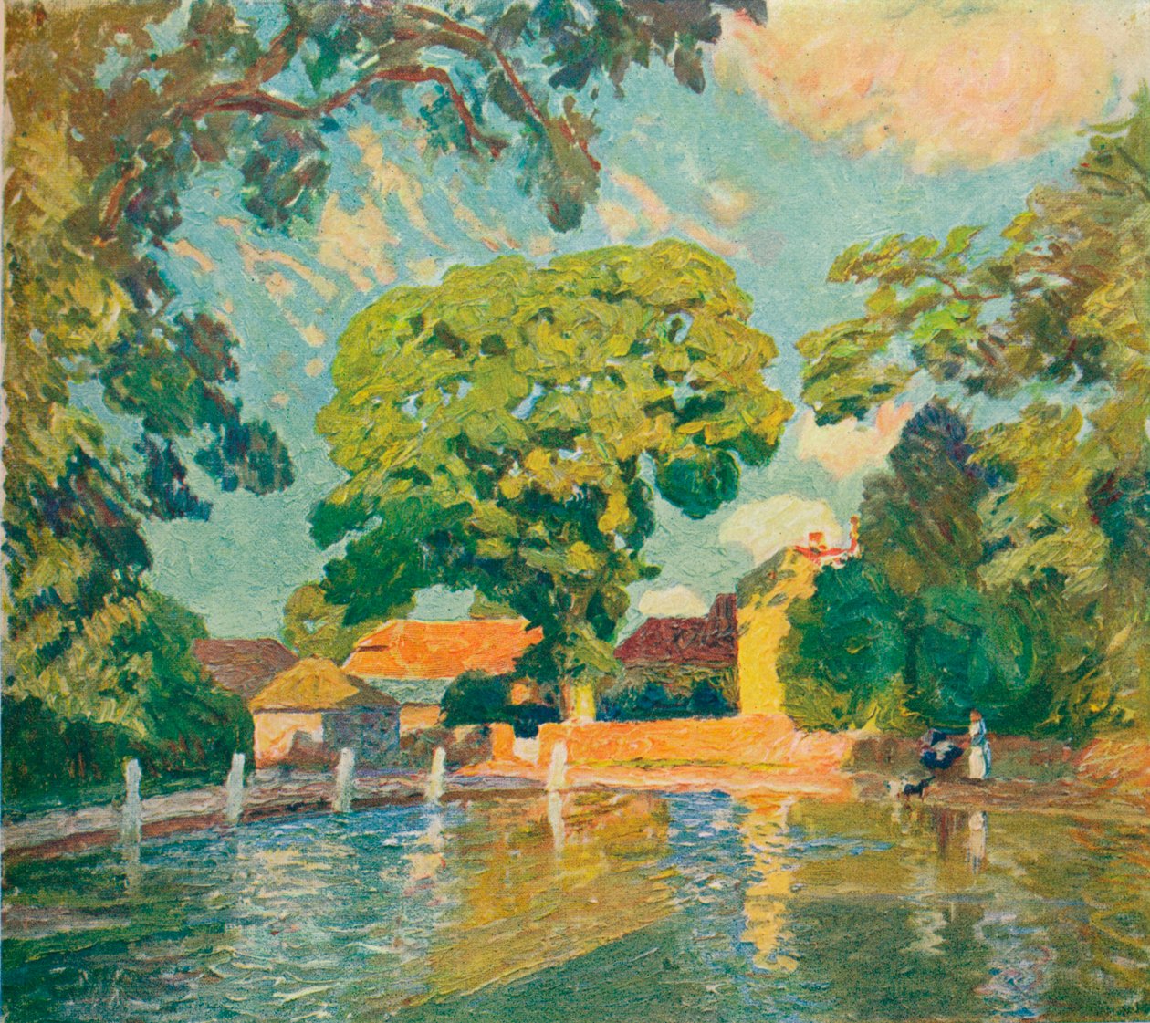 Köy Göleti, Upton Grey, c1914 by Emile Claus