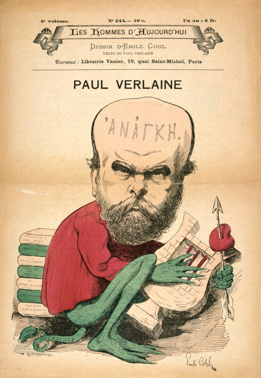 Paul Verlaine Decadence olarak, c1880