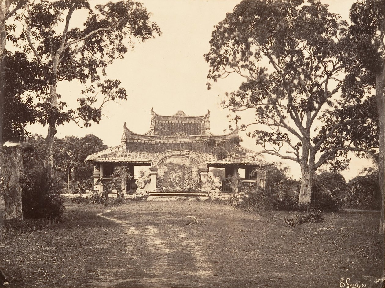 Adran Piskoposunun Mezarı, 1866. by Emile Gsell