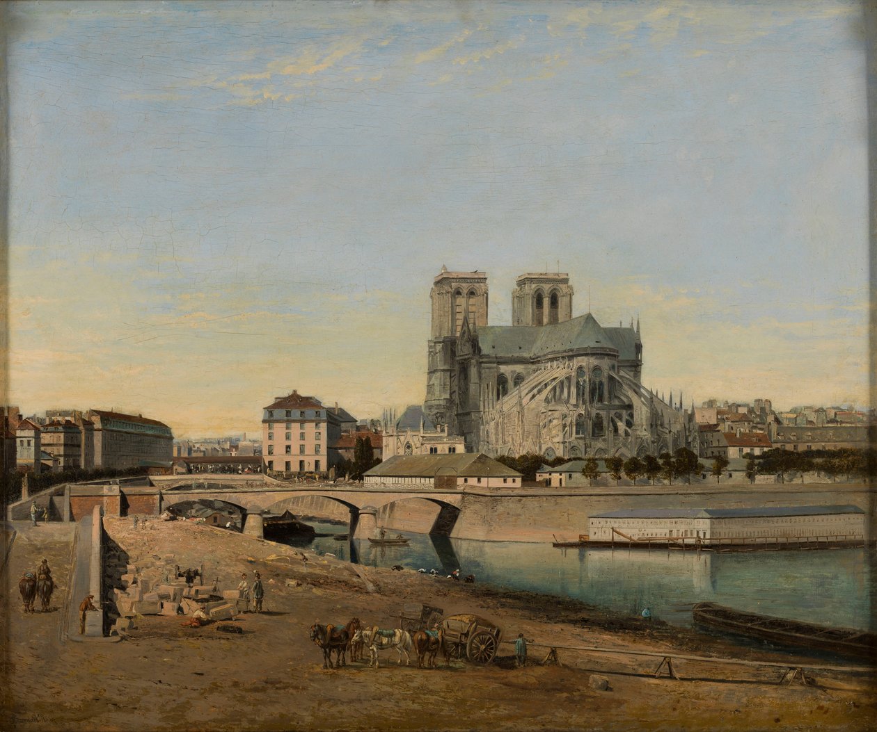 Notre-Dame apsisi, Quai de la Tournelle