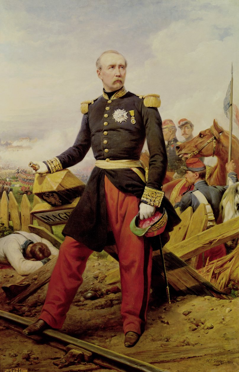 Kont Maurice de MacMahon (1808-93), 1860 by Emile Jean Horace Vernet
