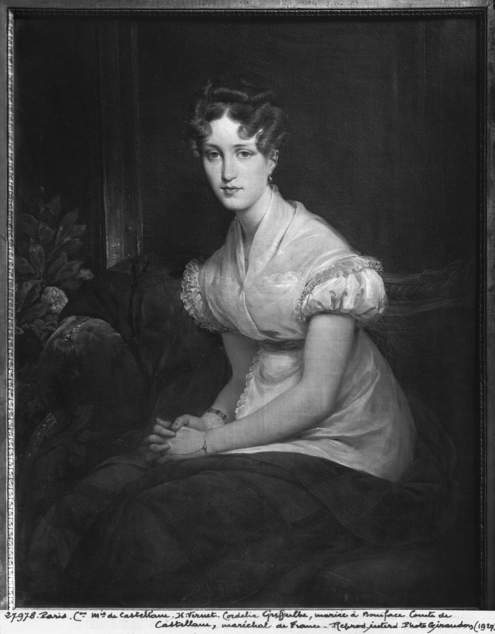 Cordelia Greffulhe   by Emile Jean Horace Vernet