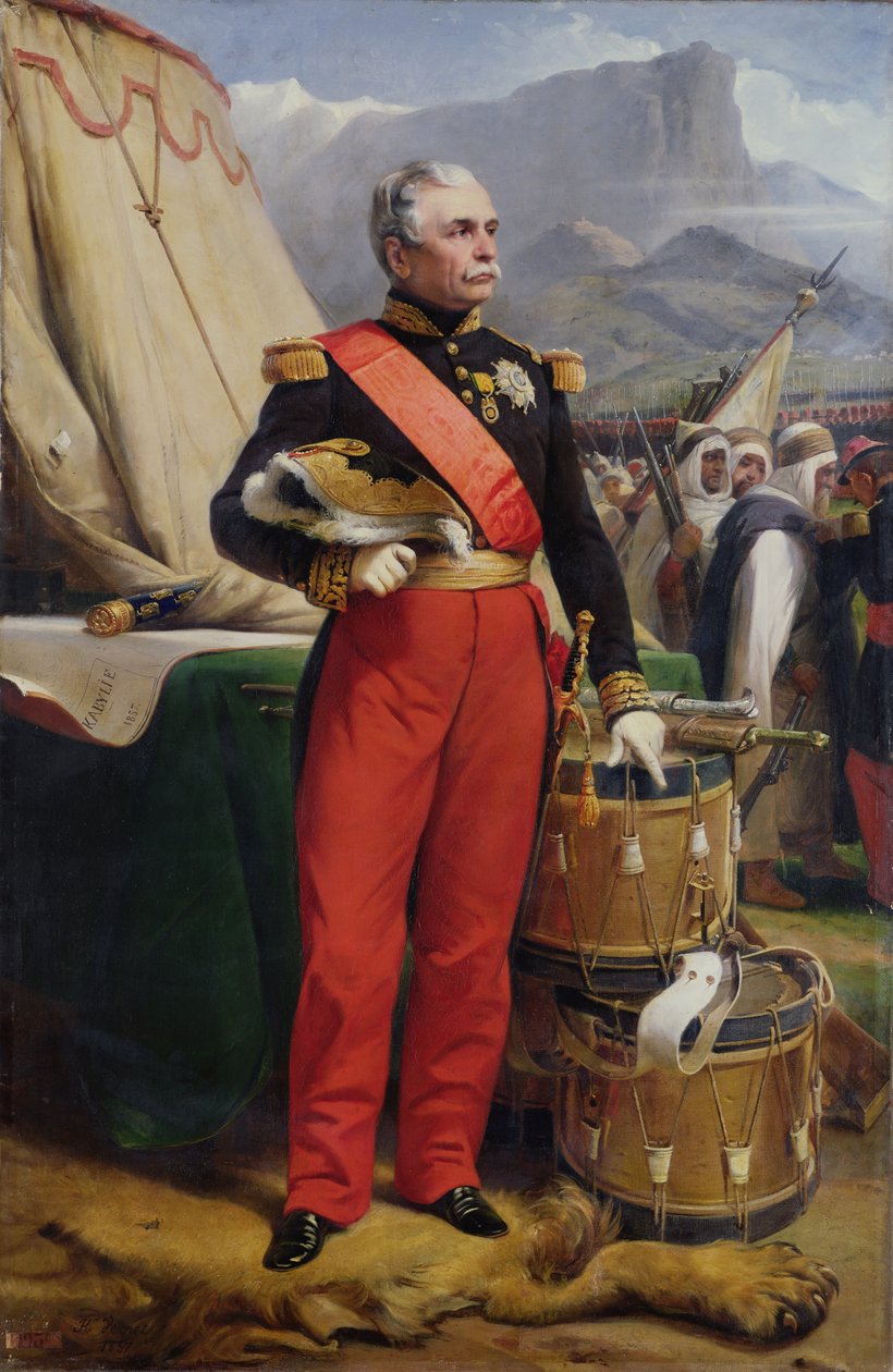 Kont Jacques-Louis-Cesar-Alexandre de Randon (1795-1871) Fransa Mareşali, 1857 by Emile Jean Horace Vernet