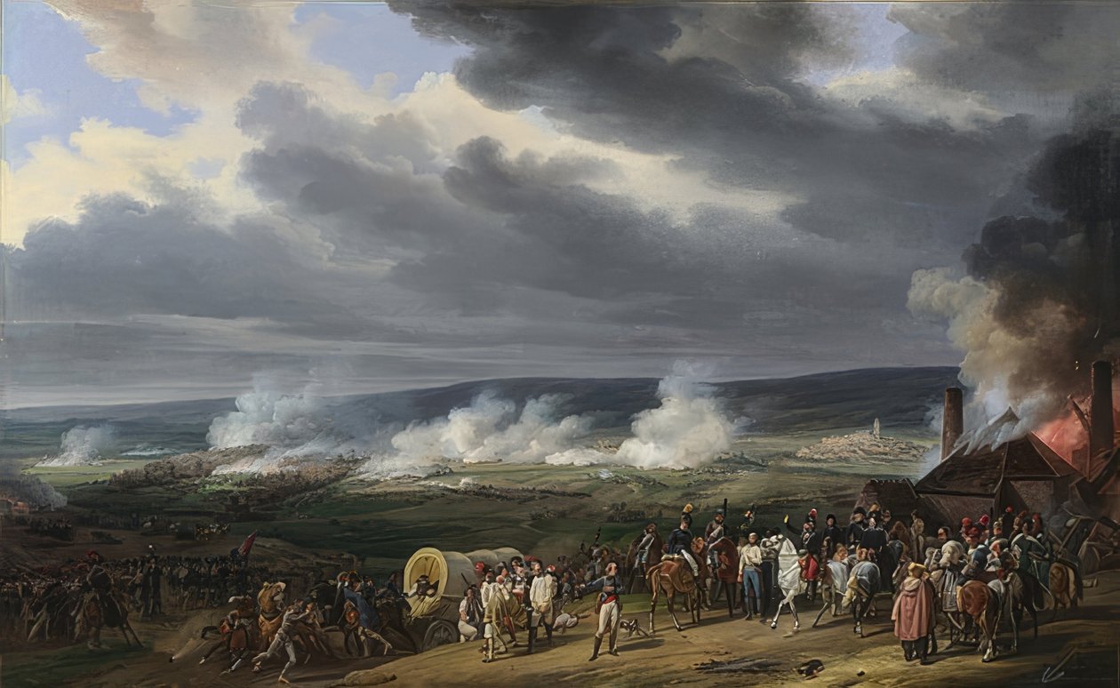 Jemappes savaşı. 1821 by Emile Jean Horace Vernet