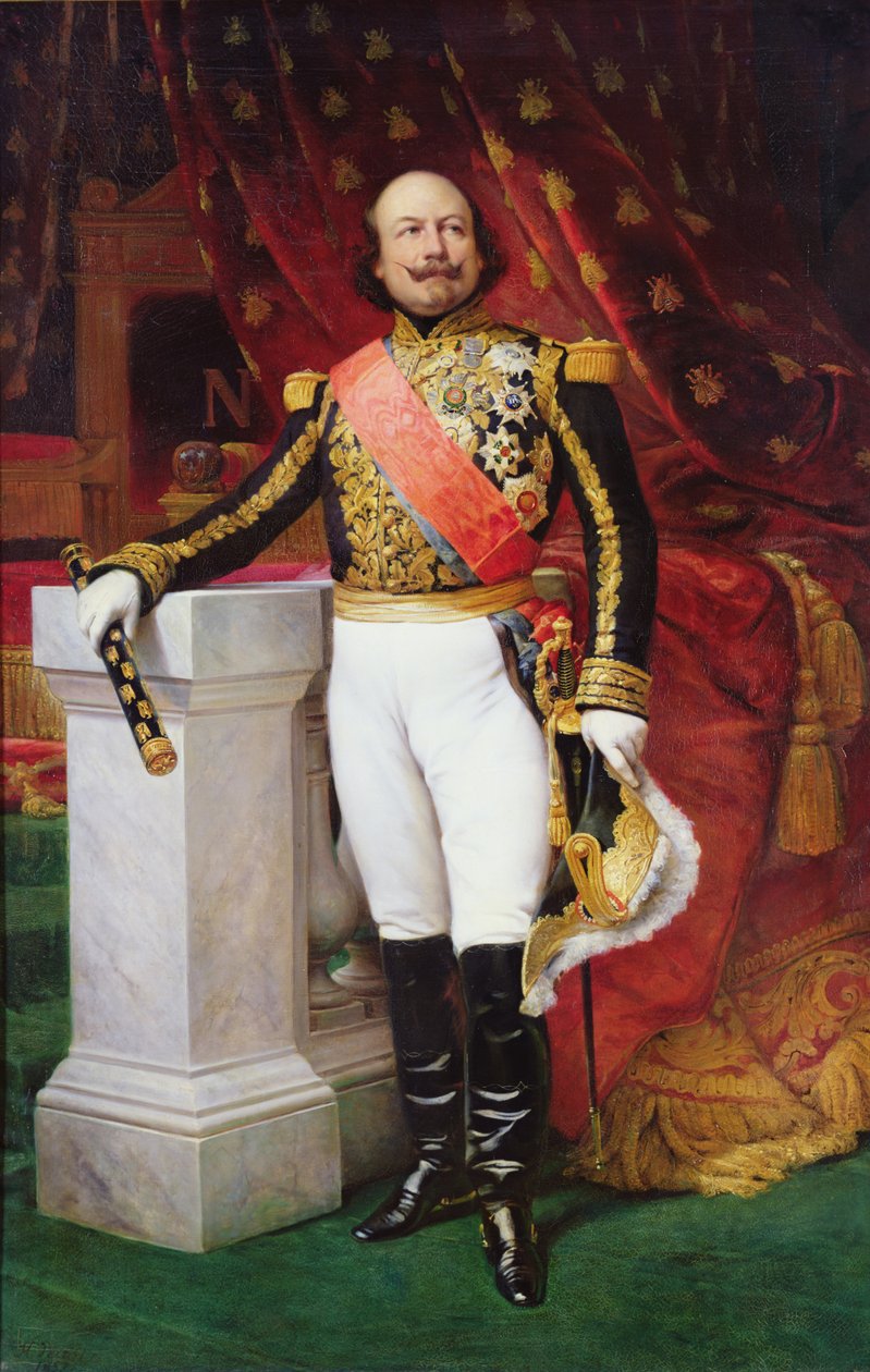 François Belirli de Canrobert (1809 - 1895), İmparatorluk mareşali by Emile Jean Horace Vernet
