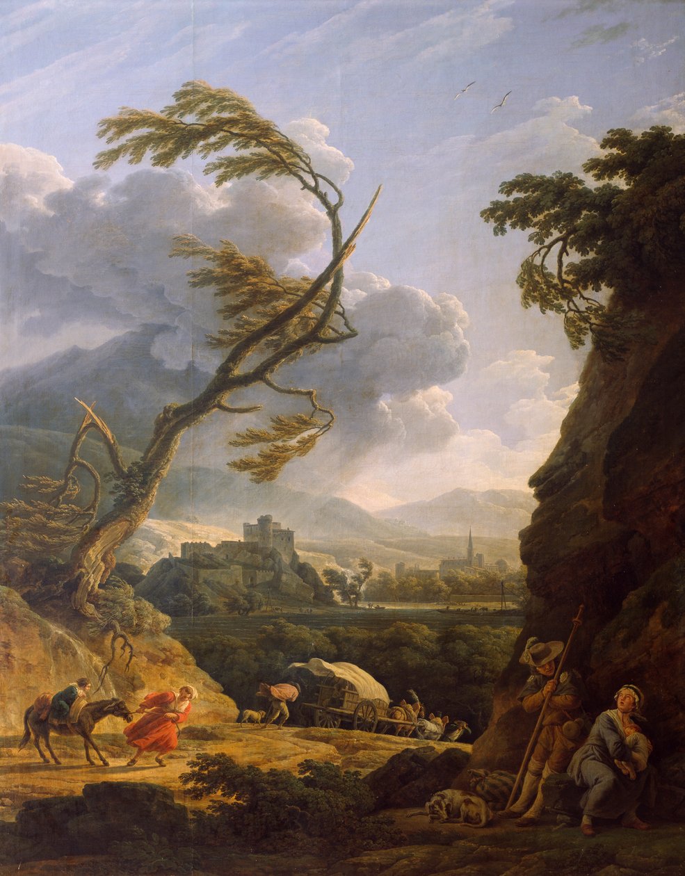 Yeryüzünde Öğlen, Gale, Emile-Jean-Horace Vernet (1789-1863) by Emile Jean Horace Vernet