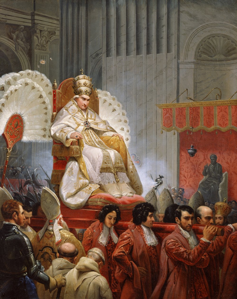 Papa Pius VIII (1761-1830) Sedia Gestatoria
