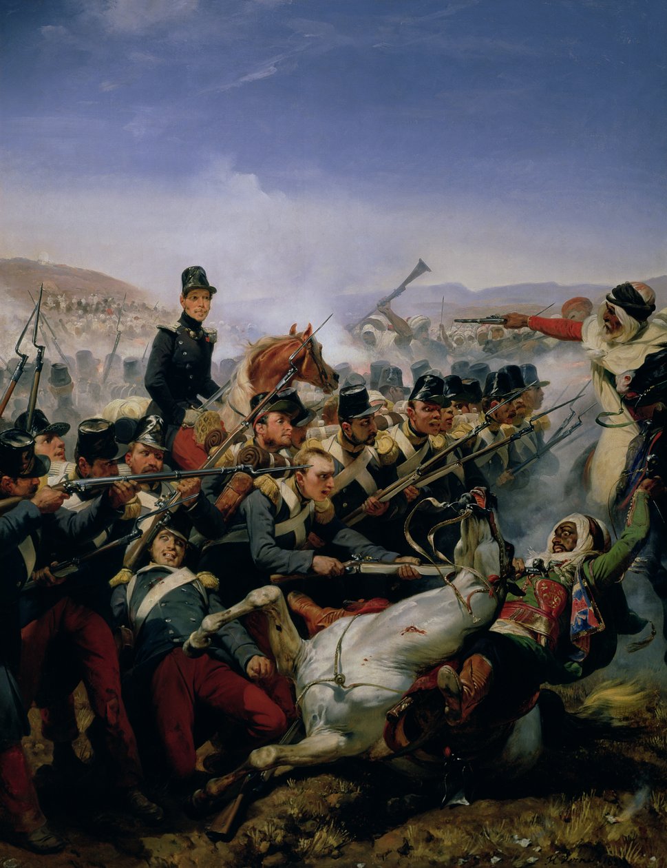 Somah Savaşı, 1839 by Emile Jean Horace Vernet
