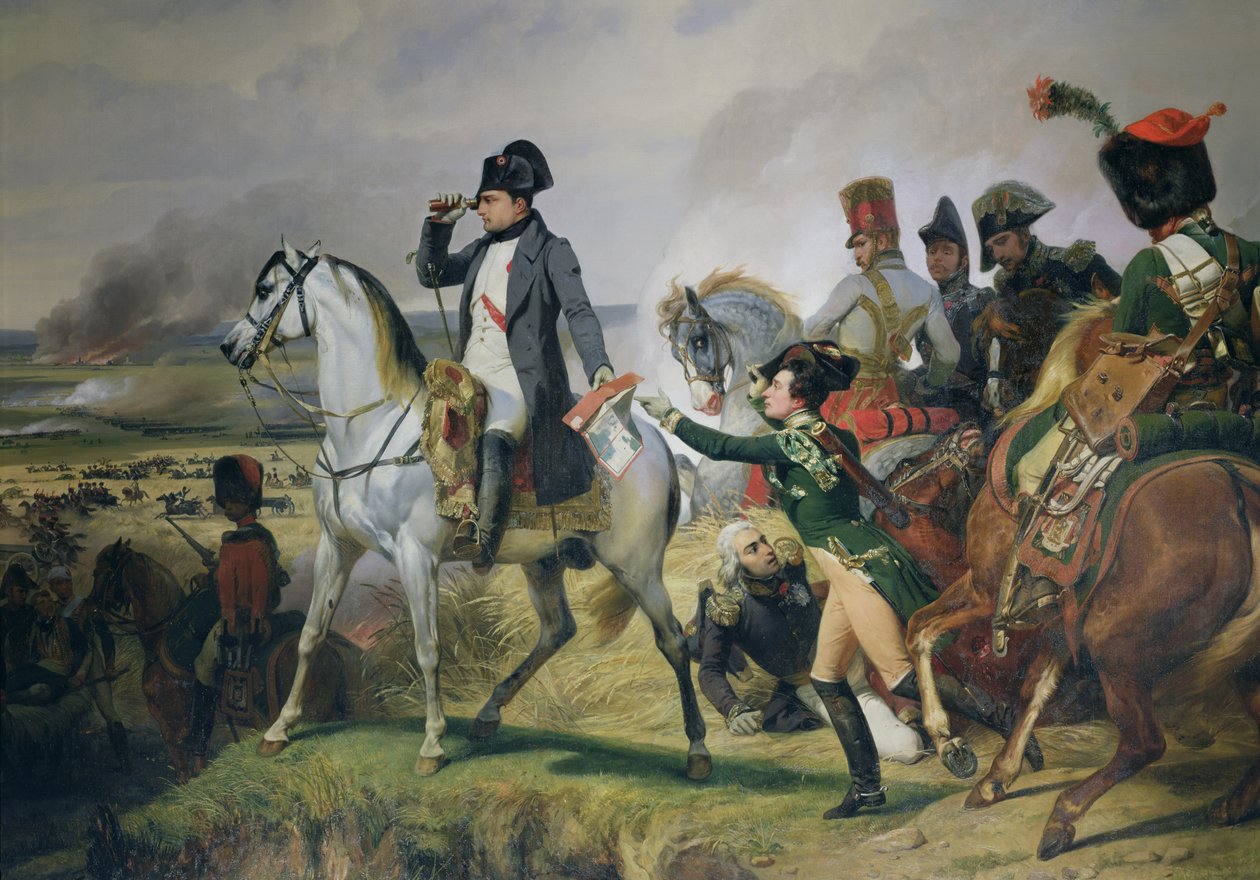 Wagram Savaşı, 6 Temmuz 1809, 1836 by Emile Jean Horace Vernet