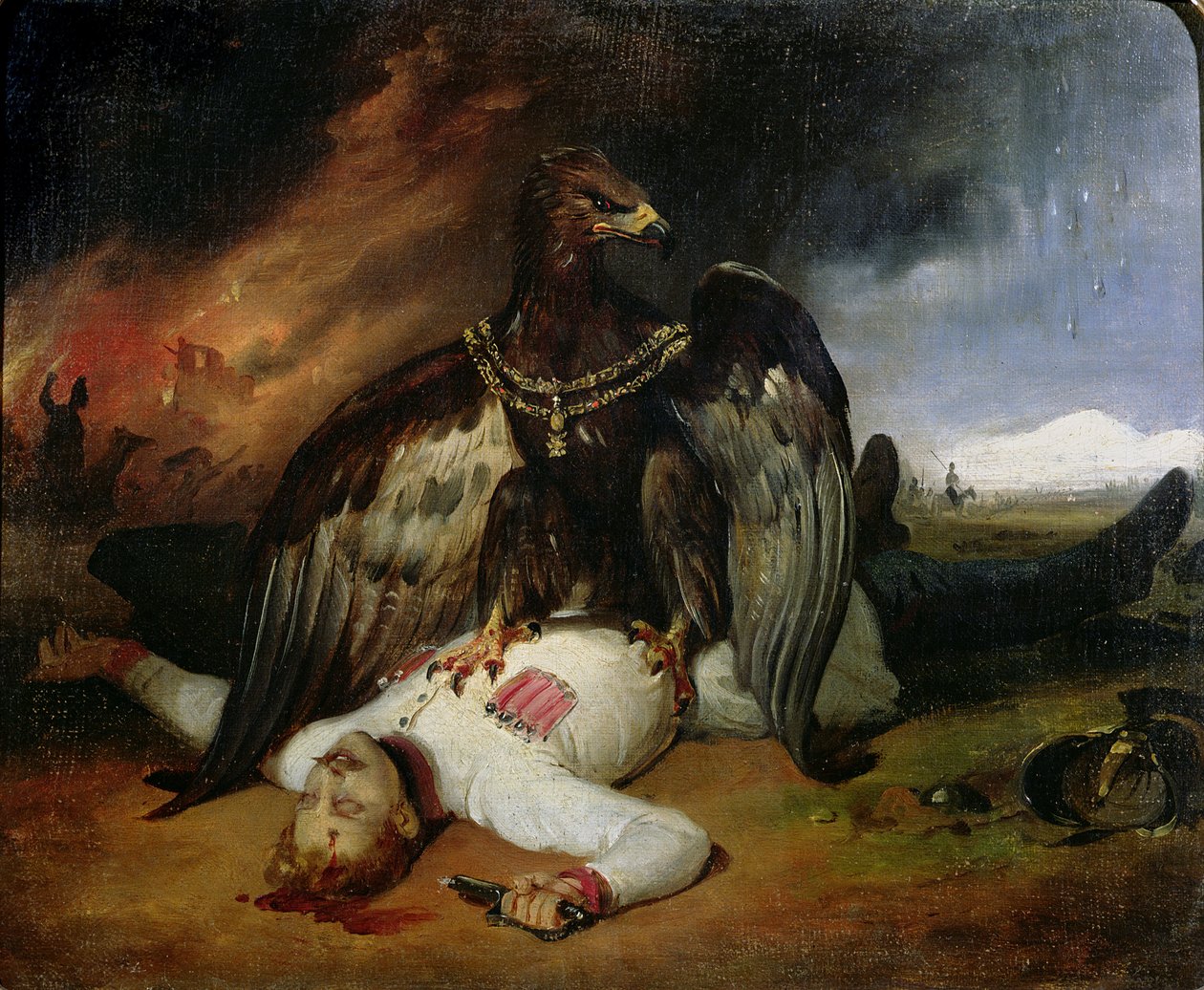 Polonyalı Prometheus, 1831 by Emile Jean Horace Vernet