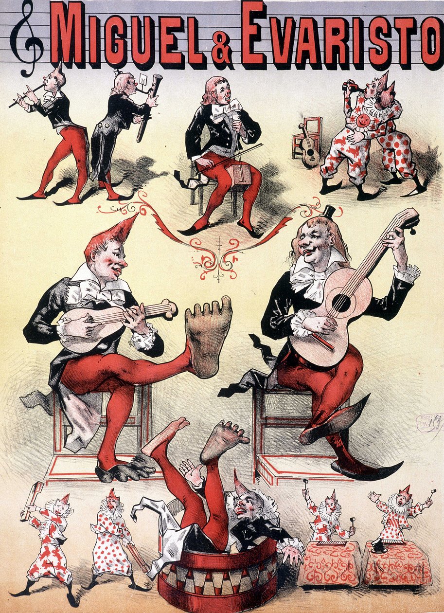Les palyaçolar Miguel ve Evaristo - Lévy