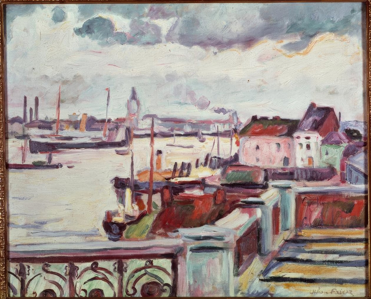 Anvers Limanı by Emile Othon Friesz