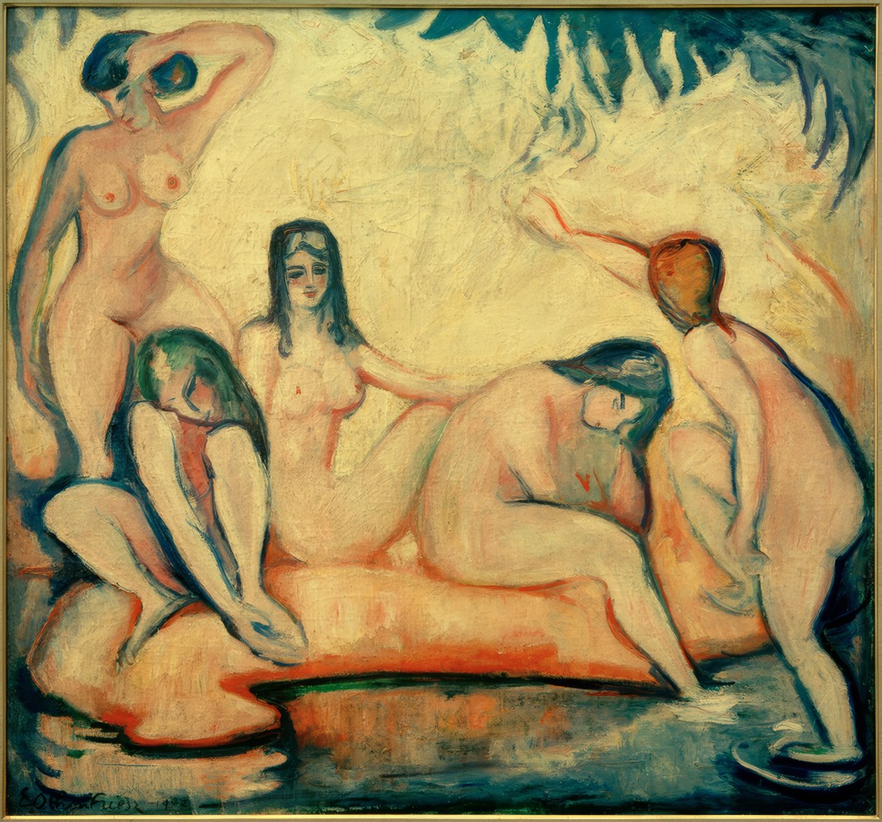 yüzücüler by Emile Othon Friesz