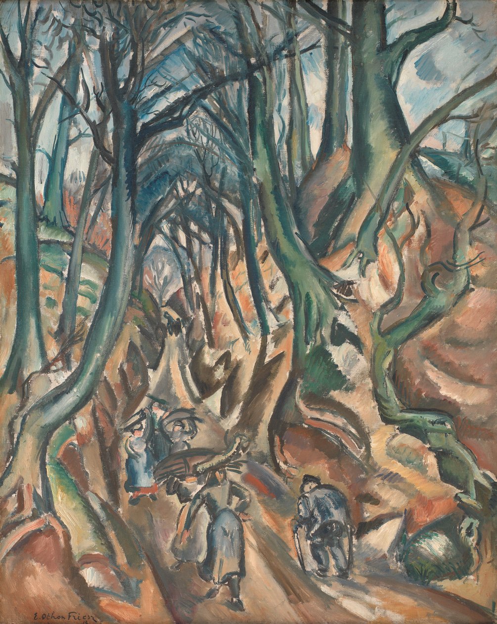 Kışın Batık Yol by Emile Othon Friesz