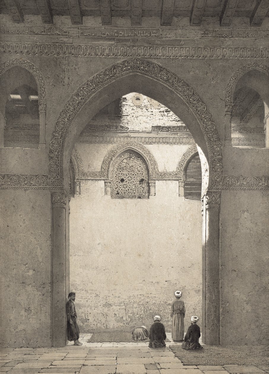 Mosquee DAhmed-Ibn-Toulon, Philippe Benoist (1813-1905) 1877 tarafından oyulmuş by Emile Prisse dAvennes