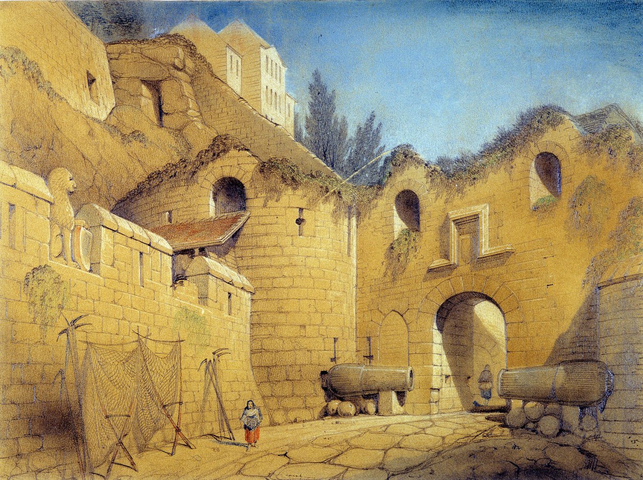Mont St Michel, Emile Sagot tarafından - Avranches Müzesi koleksiyonu by Emile Sagot