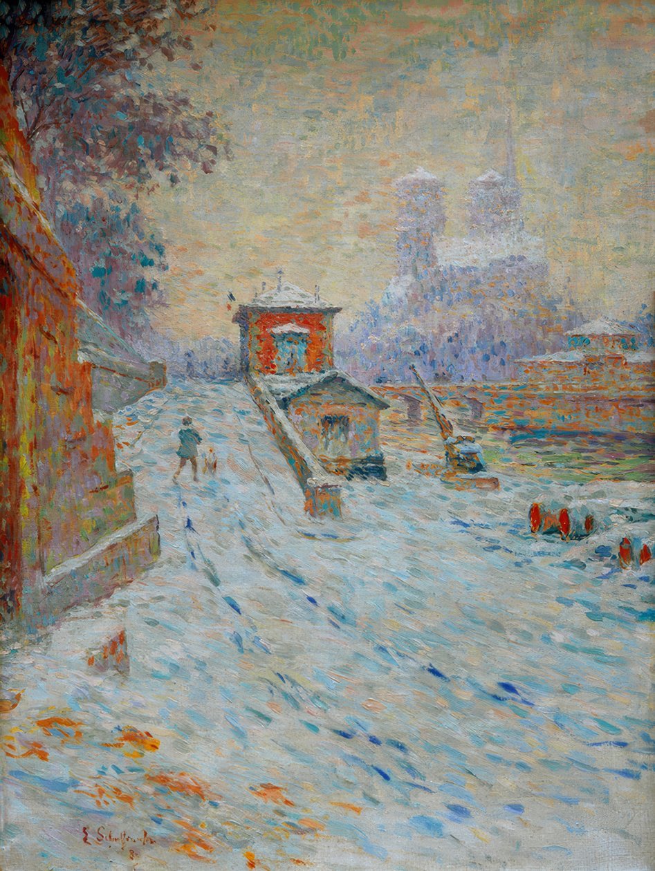 Notre-Dame de Paris (Kardaki Our Lady veya Notre-Dam by Emile Schuffenecker