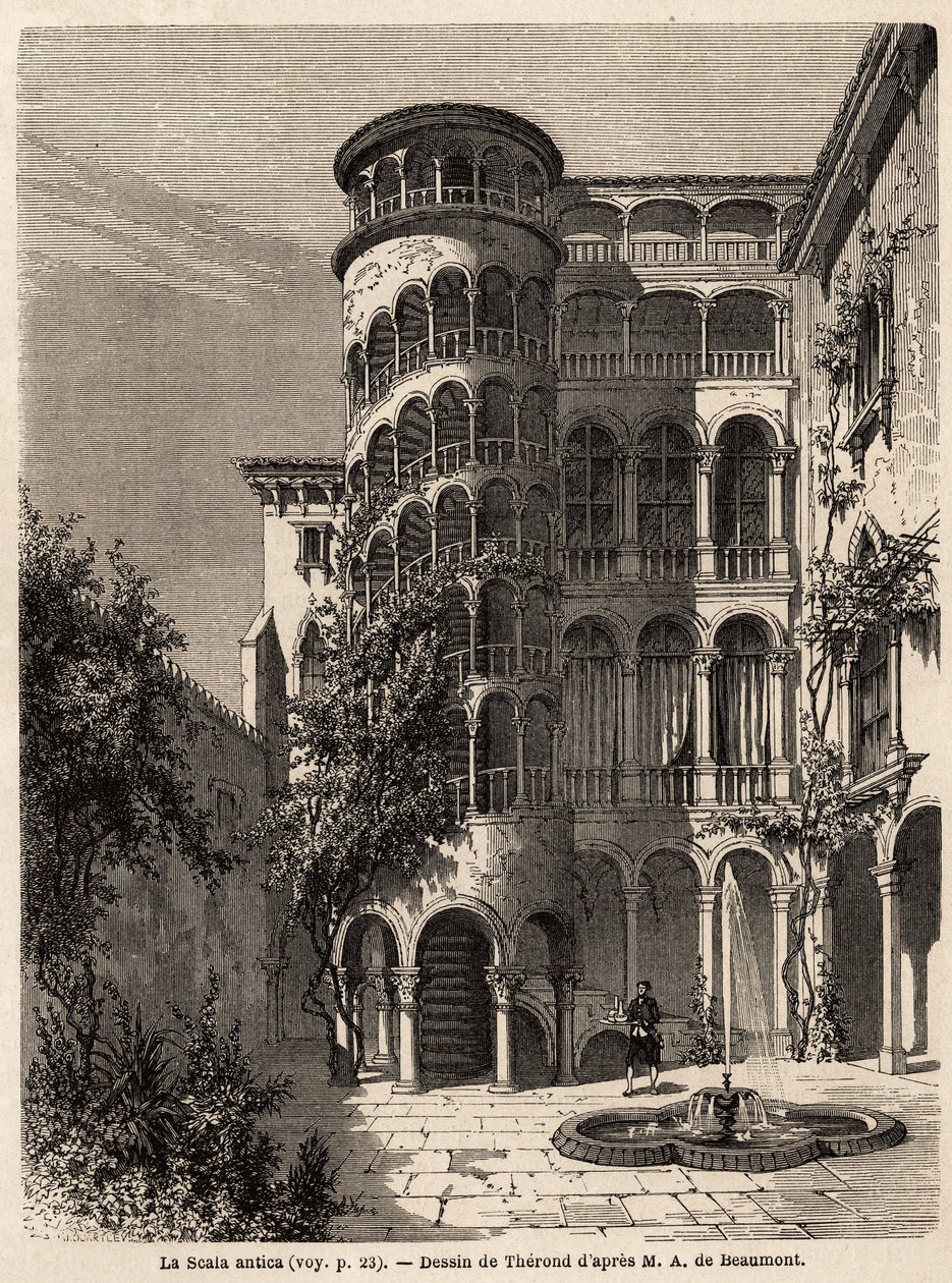 La Scala Antica, Therond tarafından, Adalbert de Beaumont