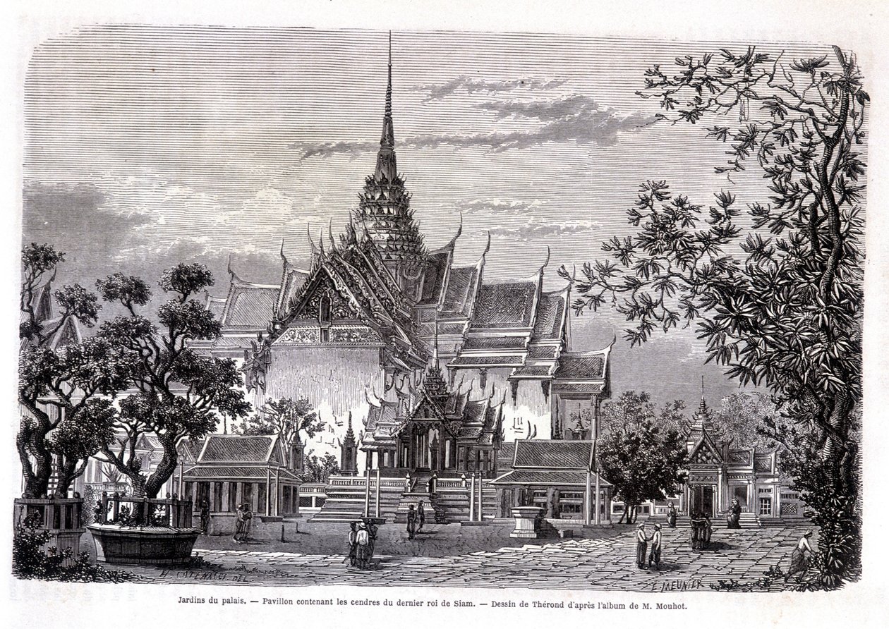 Saray bahçesi. Siyam