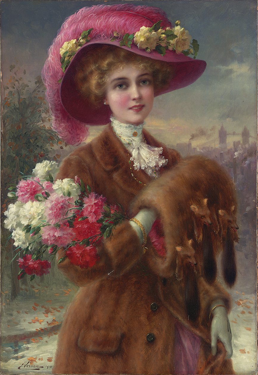 Kış Güzeli, 1910 by Emile Vernon