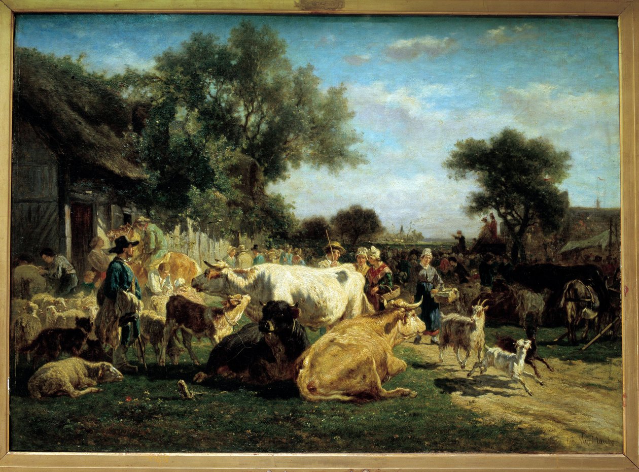 Köy Fuarı Betail fuarı. Emile Van Marck