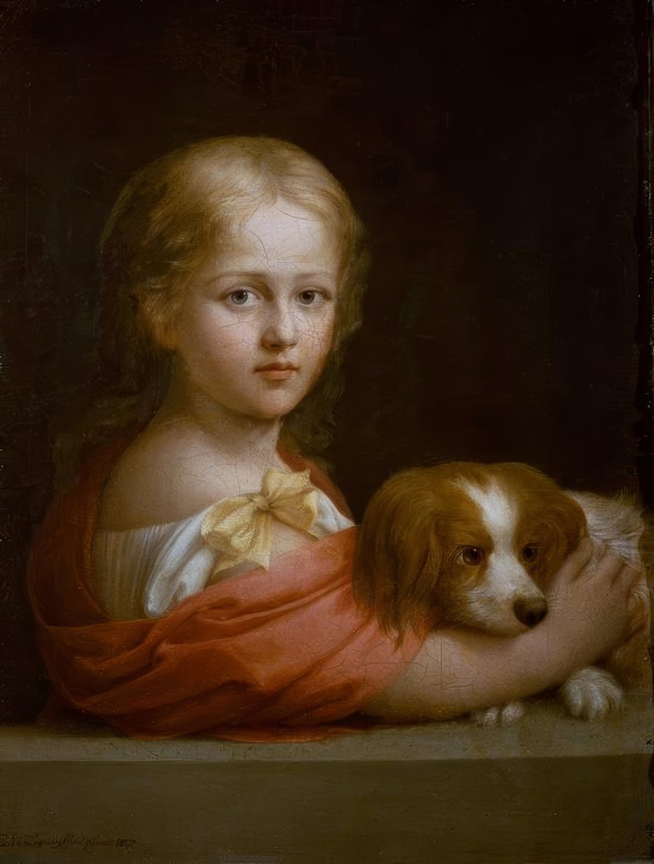 Köpekli bir kız by Emilie Lachaud de Loqueyssie