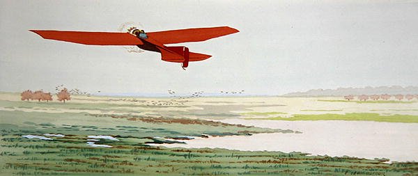 Hafif Uçak, Mabileau, Paris tarafından yayınlandı by Emilien Leon Jean Dufour