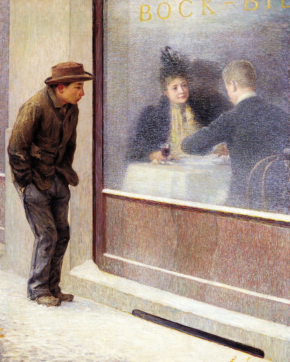 Aç Bir Adamın Yansımaları veya Sosyal Zıtlıklar, Emilio Longoni by Emilio Longoni